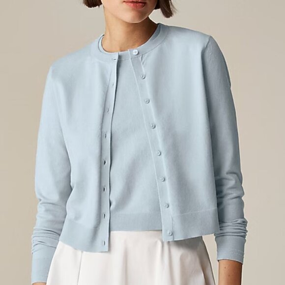 J. Crew New Jackie cardigan in premium ultra-fine cotton Size XS - Picture 1 of 12